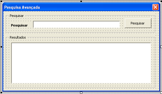 LOCALIZAR AVANÇADO