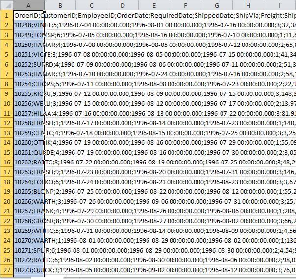 Texto em colunas no Excel com VBA