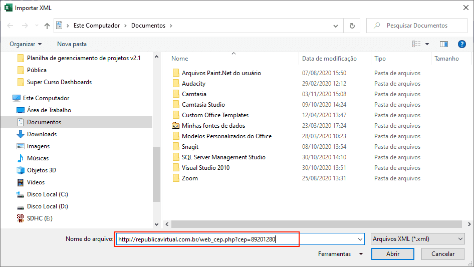 Cadastro de Clientes no Excel com Consulta de Endereço pelo CEP na Internet