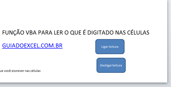 Planilha que fala