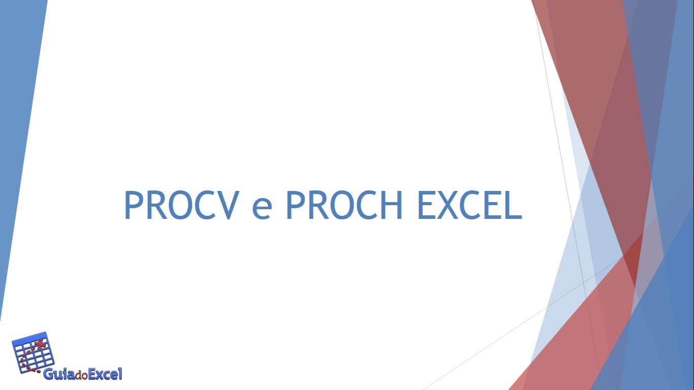 Procv e Proch Excel