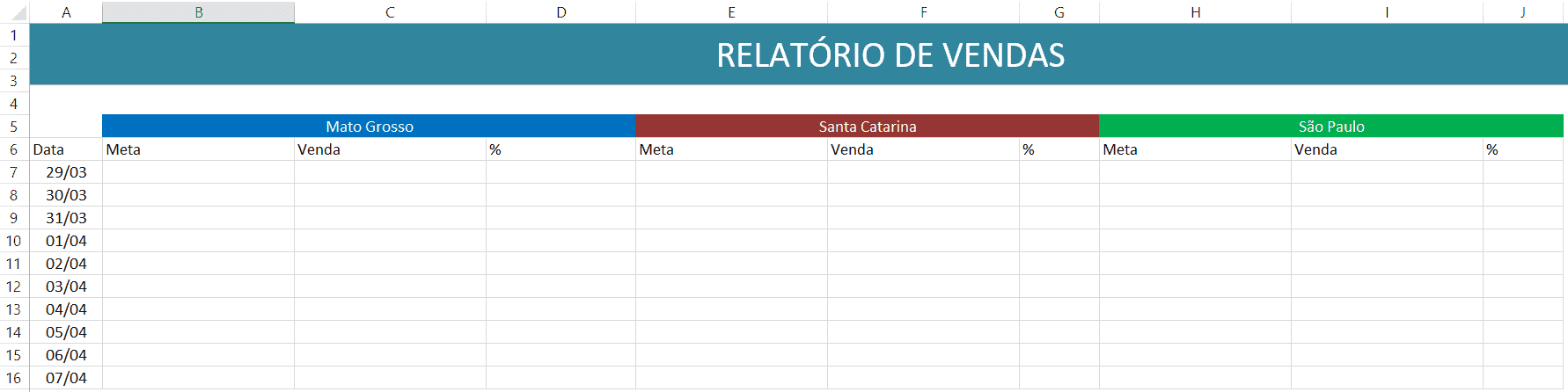 Excel - Tabela com barra de rolagem 10