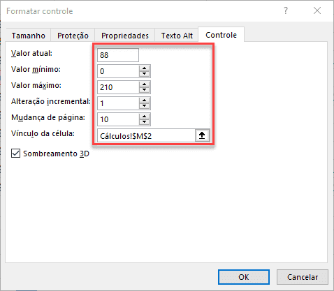 Excel - Tabela com barra de rolagem 8