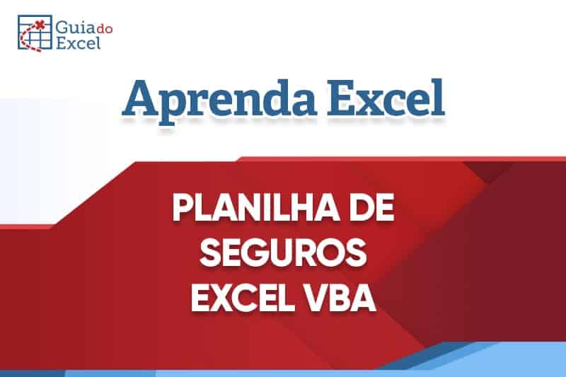 Planilha de Controle de Seguros Excel VBA