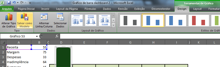 Gráfico de barra dashboard 10