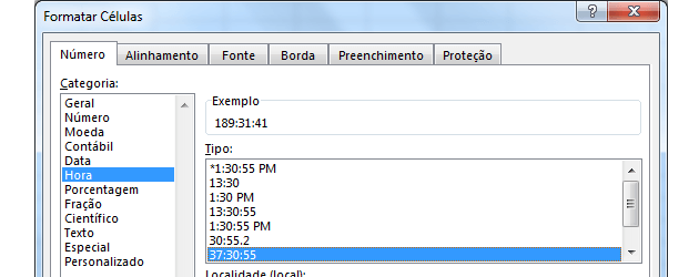 Somar horas em uma planilha Excel