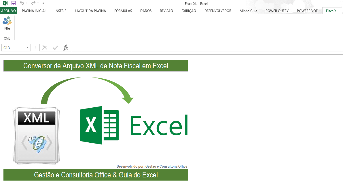 Planilha Importar NFe automaticamente Excel