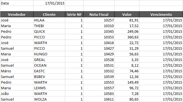 Filtro automático com data Excel matricial 3