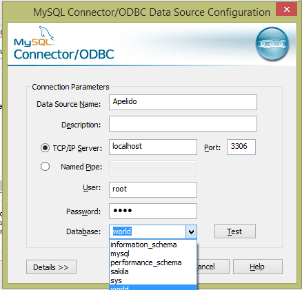 Conexão MySQL no Excel