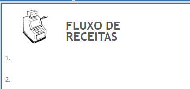 Fluxo de receitas Canvas Excel