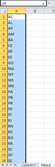 Formulário de cadastro VBA Excel automático 6