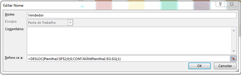 Gráfico com itens selecionados Excel Dashboard 6