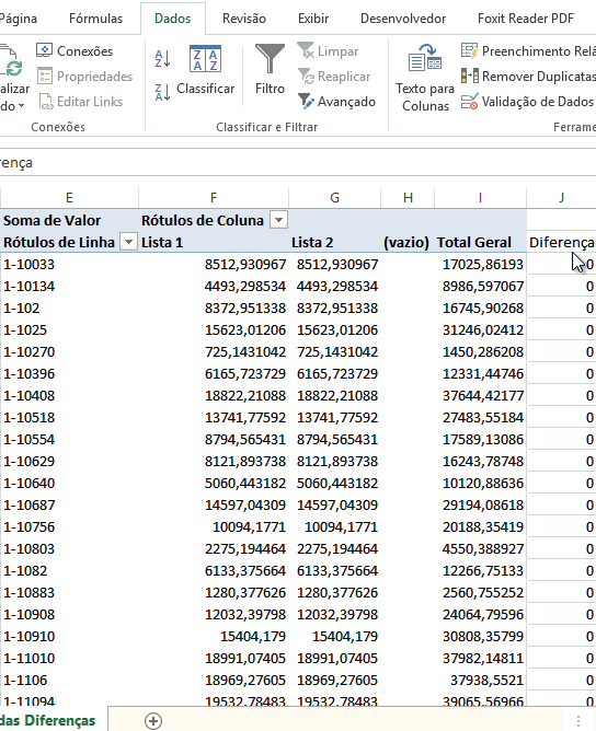 conciliar-dados-no-excel-campo-diferenca