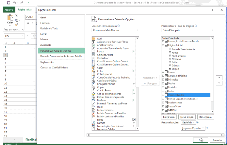 Como Desproteger Planilha Excel e Pasta de Trabalho