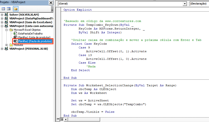 [Excel] Auto completar e selecionar em Lista de validação - Planilha de promoções 9