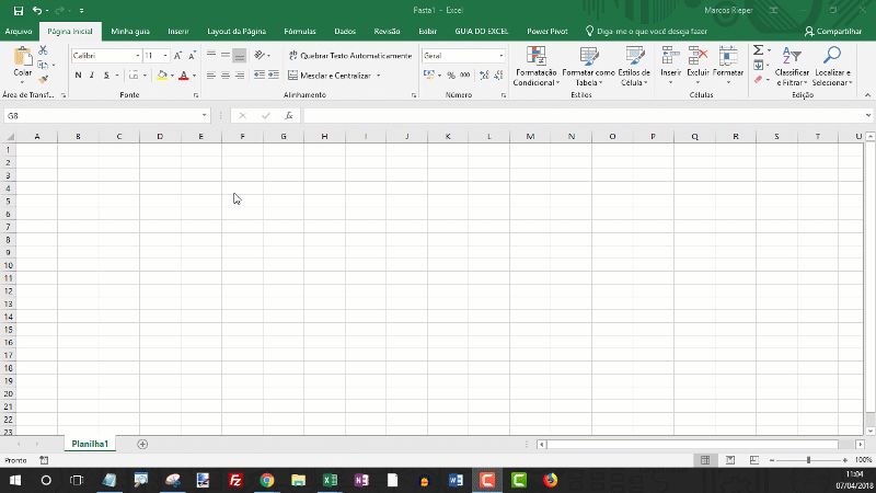 Habilitar guia desenvolvedor Excel