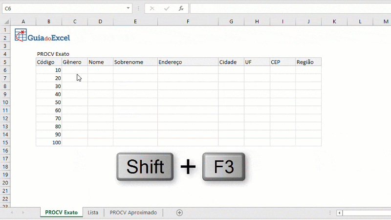 Como usar o PROCV no Excel (VLOOKUP) 1