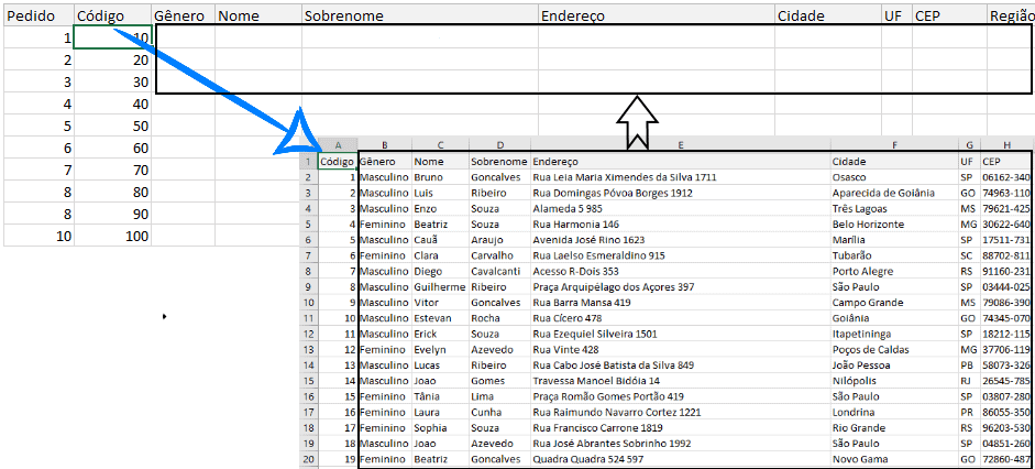 Como usar o PROCV no Excel (VLOOKUP) 3