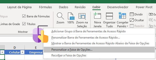 Como criar formulário automático no Excel 2
