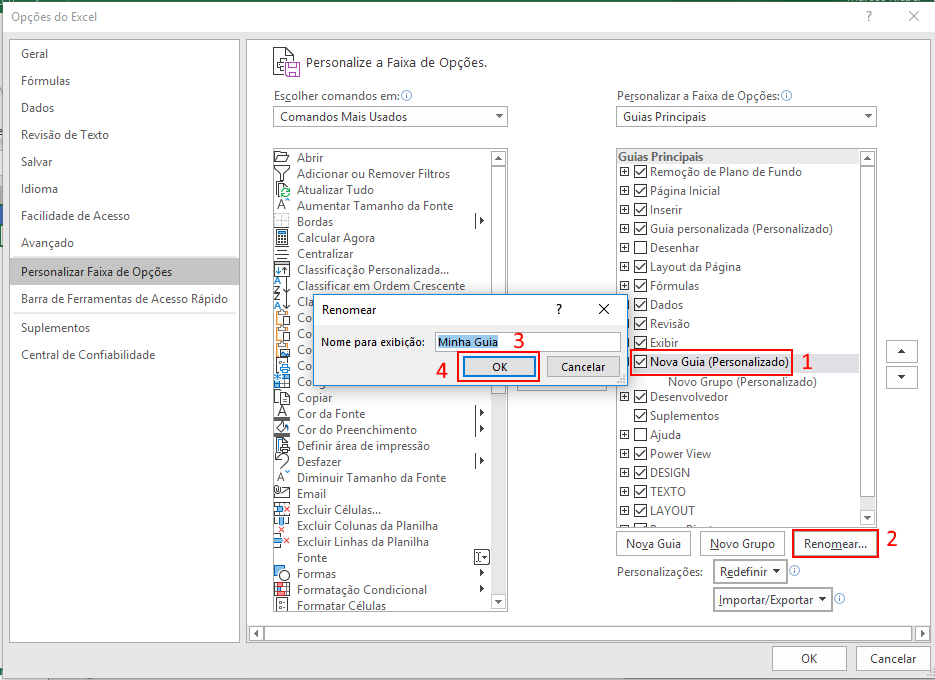 Como criar formulário automático no Excel 4