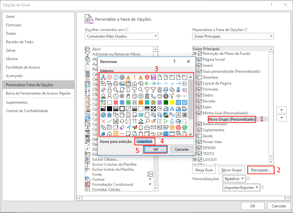 Como criar formulário automático no Excel 5