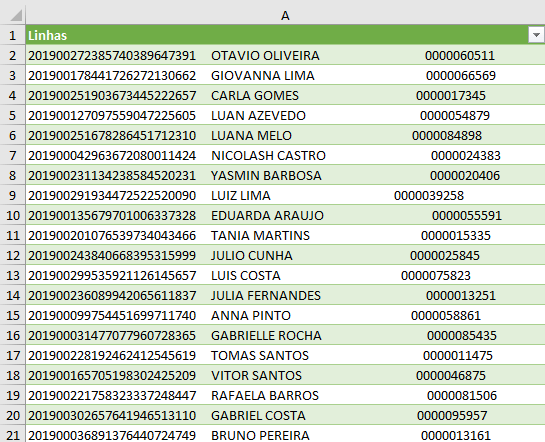 Criar arquivo delimitado txt 27.1