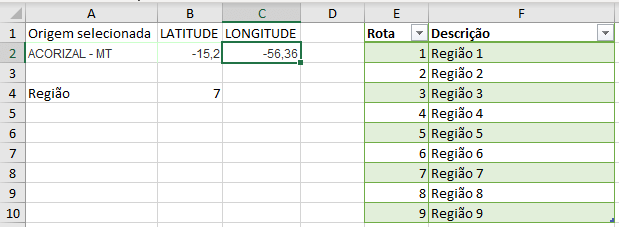 Planilha de ordem de carregamento de cargas Excel 2
