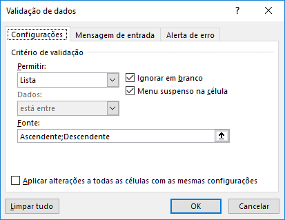 Classificar - Matrizes dinâmicas 6