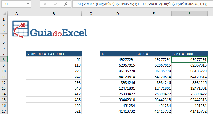 Função Procv Excel