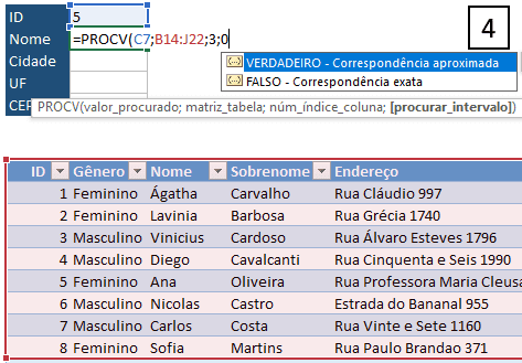 Função Procv Excel