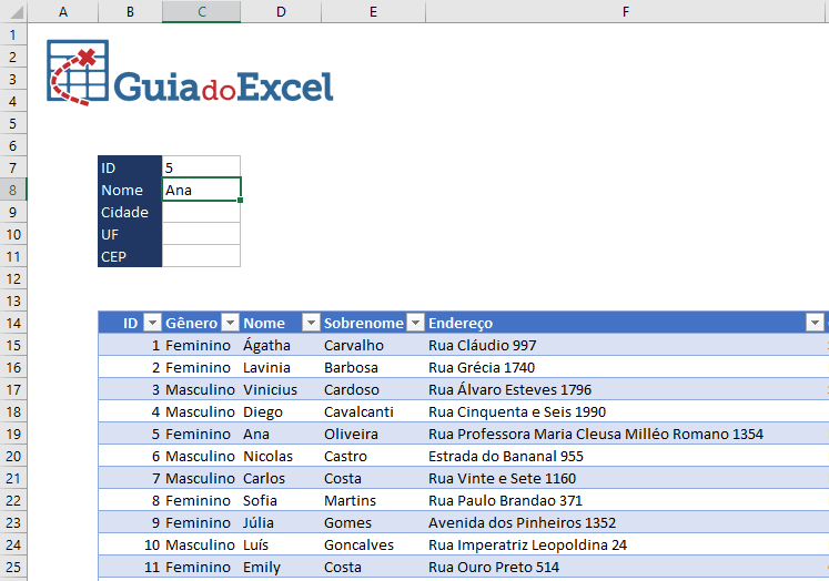 PROCV no Excel Aprenda Passo a passo 5