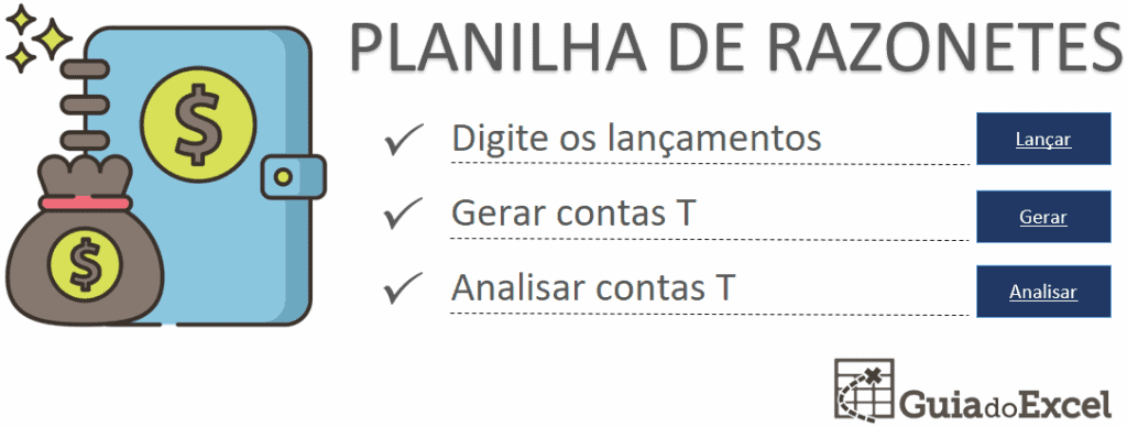 Planilha de razonetes automática