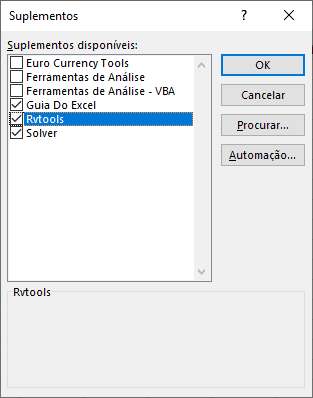 RVTools Suplemento VBE Excel 4