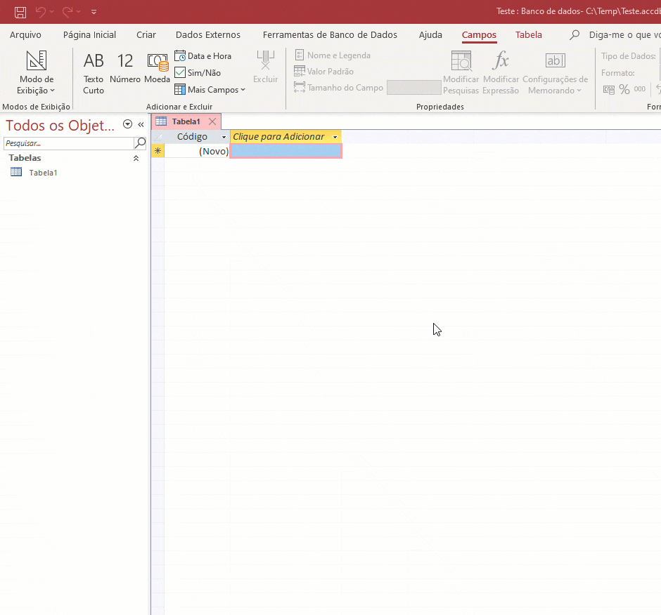 Extrair DDL Access em SQL - Como extrair criar tabelas Access em SQL 1