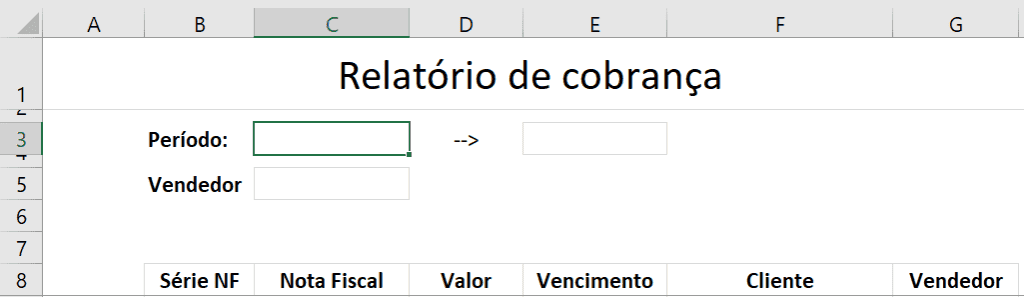 Como criar relatório no Excel