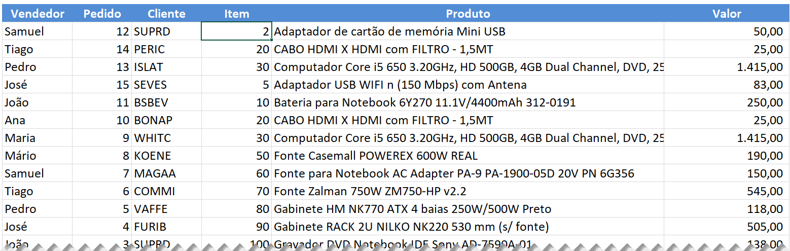 Copiar e colar resultados de fórmulas automaticamente Excel VBA