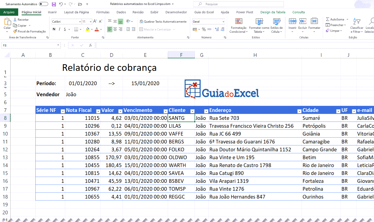 Relatório com filtros no Excel com Power Query Parâmetros Excel no Power Query 20