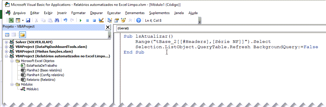 Relatório com filtros no Excel com Power Query Parâmetros Excel no Power Query 22