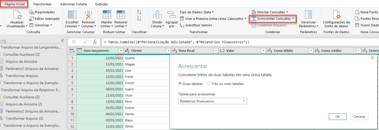 Excel Como conciliar dados usando o Powerquery 10 (1)