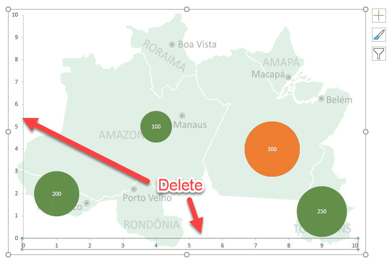 Gráfico de mapa com bolhas 11