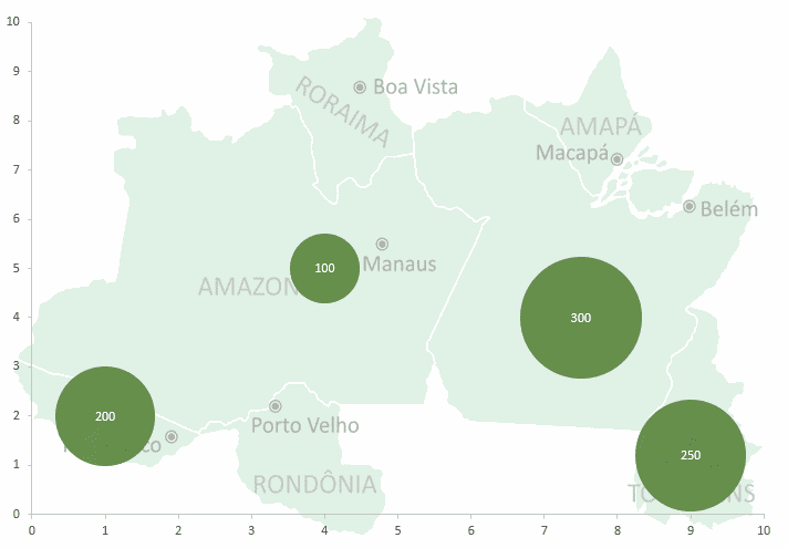 Gráfico de mapa com bolhas 8