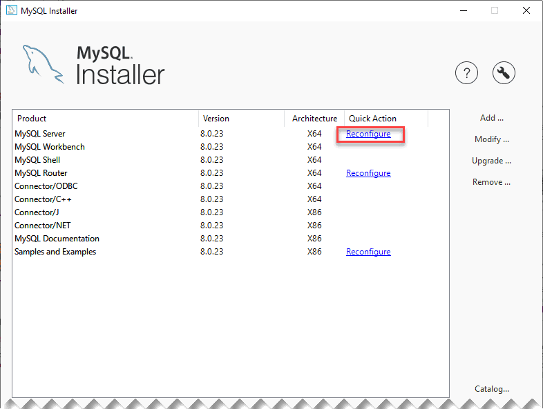 Instalar mysql Local 11