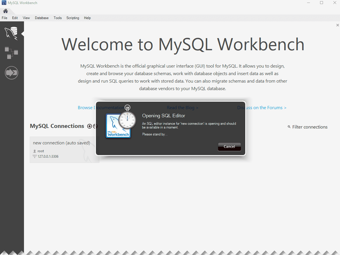 Instalar mysql Local 8