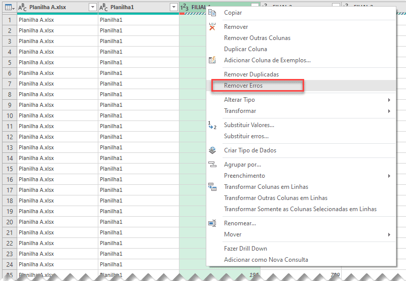 juntar planilhas em uma só Excel 16