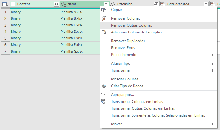 juntar planilhas em uma só Excel 8