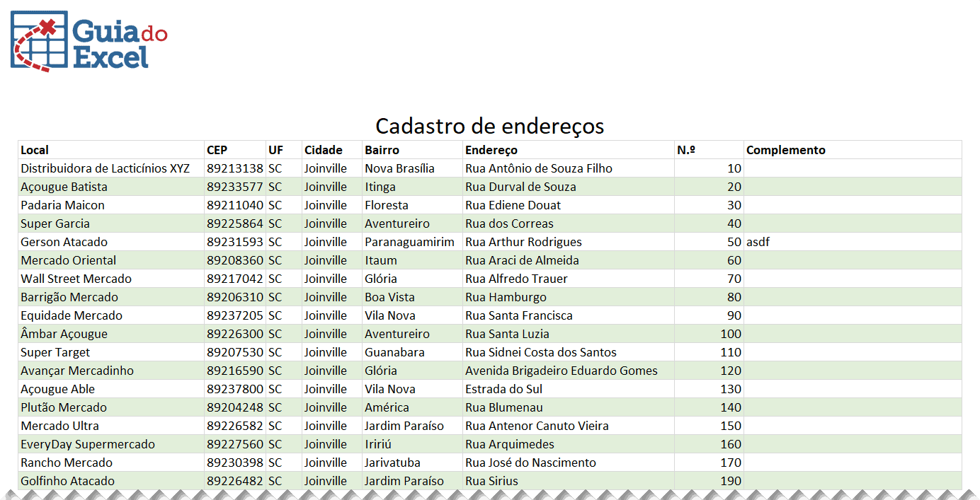 Validação de dados com lista pesquisável no Excel 1