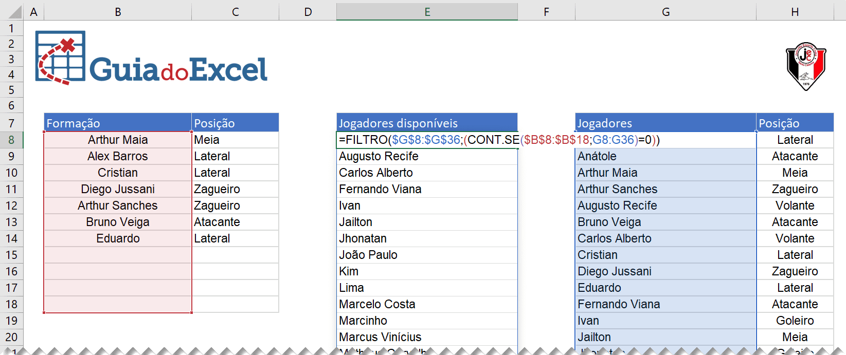 Função Filtro Excel 21