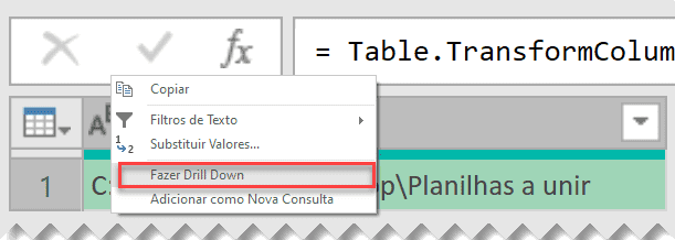 Mudar pasta ou mudar fonte de dados Power Query Excel 7