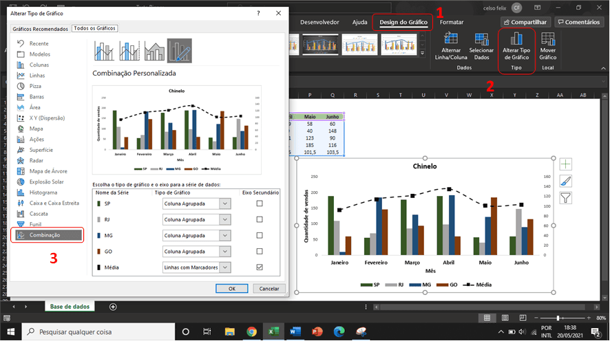 Como criar gráficos com controles VBA 8