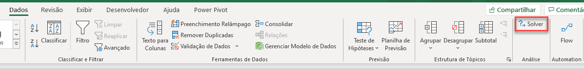 como ativar suplementos no excel 5